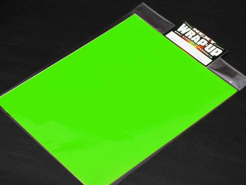 WRAP-UP Next 0003-05 - Window Tint Film 250mm x 200mm - Lime Green